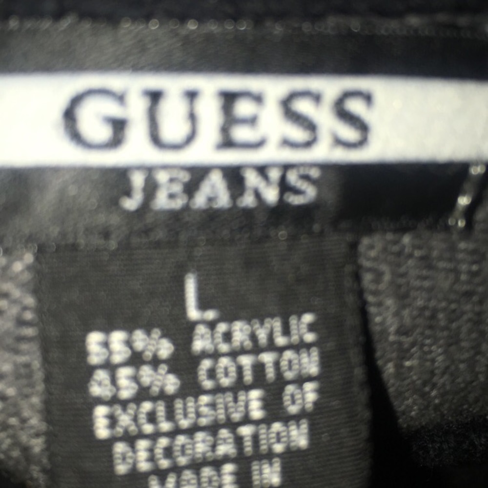 A long sleeve guess shirt